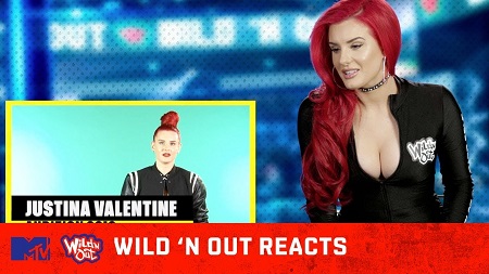 Justina Valentine reacting on her old auditions tape for a TV show